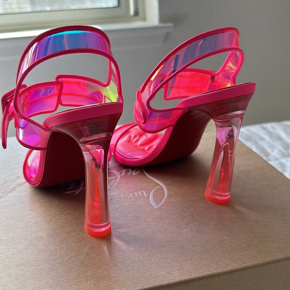NEW Christian Louboutin LOUBI DUNISS 100 Size 37 - Picture 3 of 10